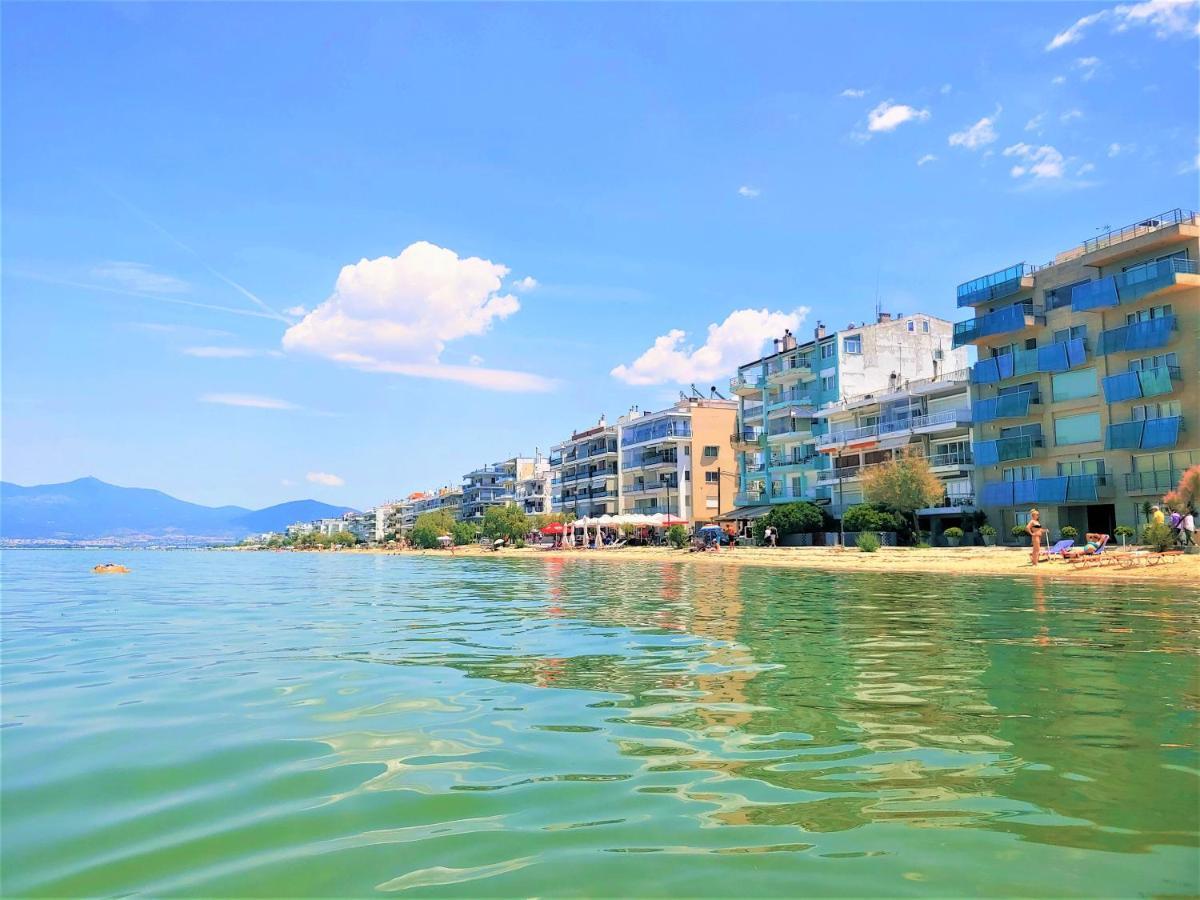 Niko'S Apartment - Beautiful Sea View Apartment ! Peraia  Bagian luar foto